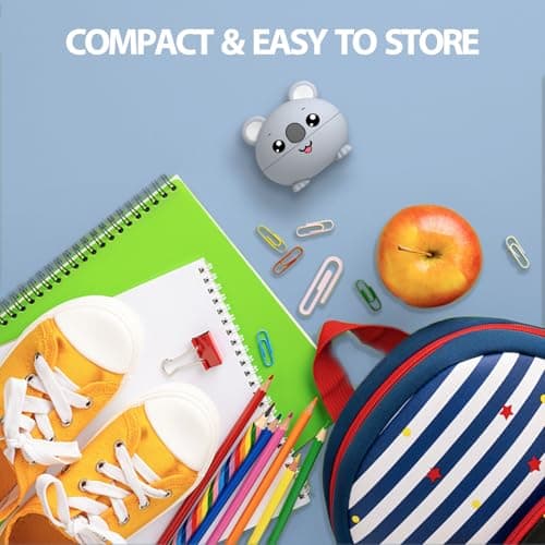 Kids Earbuds, 85dB Volume Limited to Protect Hearing, Bluetooth Headphones for Kids with Mic, 30H Playtime, Safe Material, Lightweight, Touch Control, Girls Boys Wireless Earbuds for School Travel — view 4