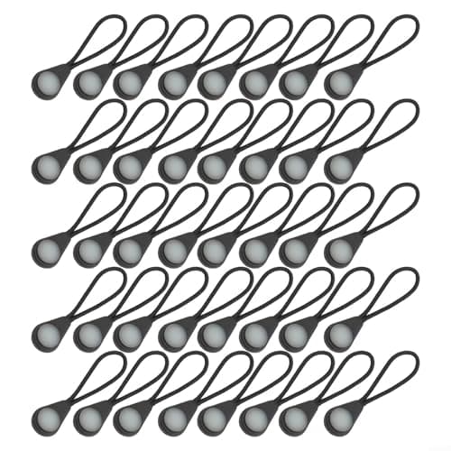 Gdfnmogo Glow in Dark Zipper Pulls Luminous Replacement Tabs for Camping Tent Backpack Luggage Repair Kit Night Hiking Gear 40 Pack — view 2