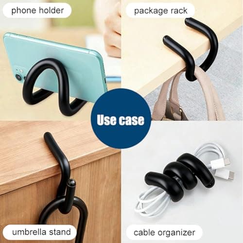 3 Pack Walking Stick Holder, Crutches Holder Flexible Mobility Accessories — view 5