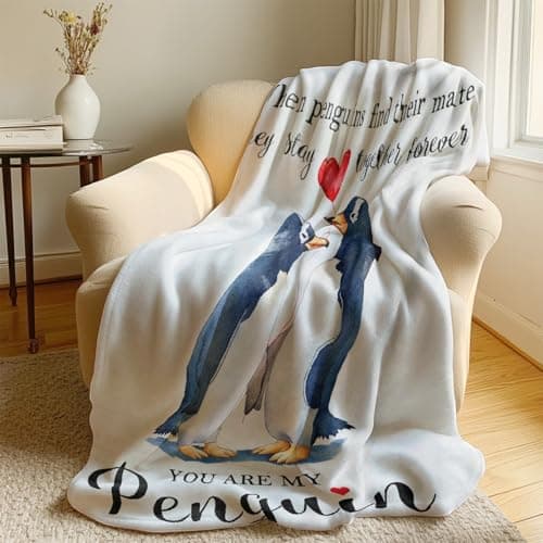 twirush Gift for Her, Anniversary Blanket 150 * 130cm, Romantic Birthday Gifts for Women/Men, Wedding Gift for Wife/Husband/Couple/Girlfriend/Boyfriend — view 3