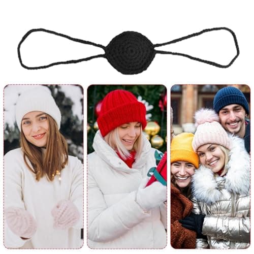 Nose Cover for Cold Weather - Comfortable Wool Nose Guard - Winter Accessories Warmer, Funny Decor for Women, Men — view 4