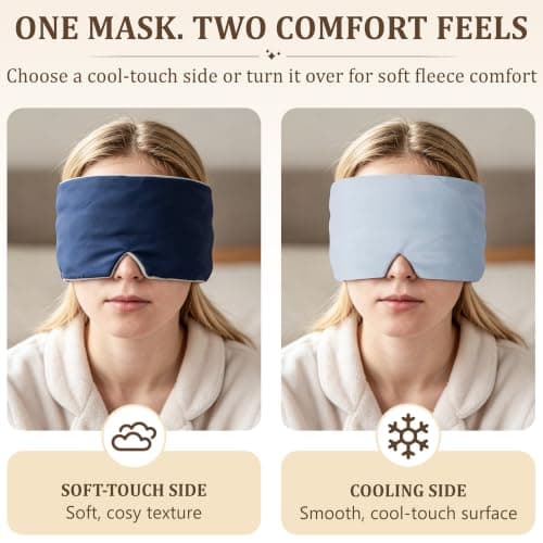 iMaMa Blackout Sleep Mask, Cooling Eye Mask for Sleep & Travel — view 4