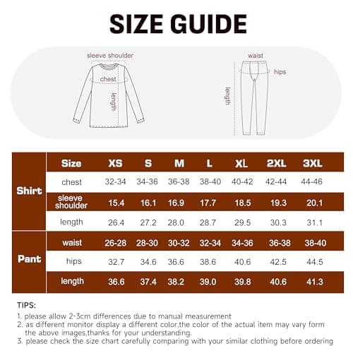 BAMBOO COOL Base Layer Men Mens Thermals Underwear Bamboo Baselayer Set — view 6