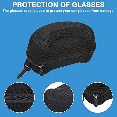 VGEBY Snowboard Goggles Case, Durable Skiing Goggles Protection, Portable Snow Goggles Bag for Outdoor Sports Activity & Travel — view 6