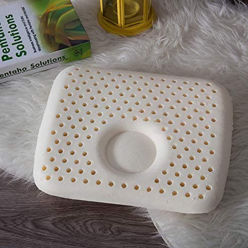 lvyang Natural Latex Pillow Neck Pillow Rubber Pillow Safety Children Pillow 36x26cm — view 2