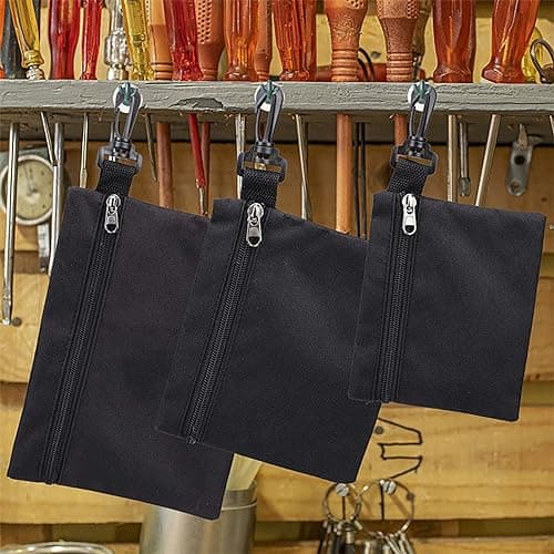 3Pcs Small, Medium & Large Zipper Tool Pouch Bags — view 6