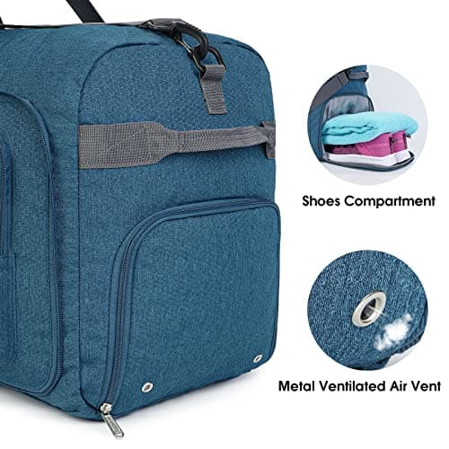 WANDF 65L Large Travel Holdall Duffle Luggage Bag Foldable — view 4
