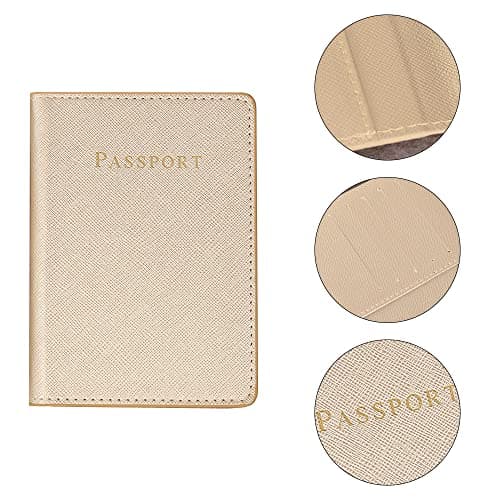 YUEYIXII Passport Cover - PU Leather Passport Holder — view 3
