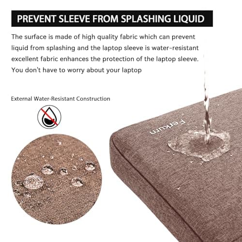 Ferkurn Laptop Case Sleeve Cover Computer Chromebook Case, 15 15.6 16 inch — view 4