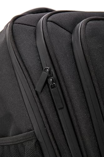 DK Luggage EasyJet cabin bag 45x36x20 Underseat Hand Luggage Carry on Travel Laptop Backpack with USB Port With 2 Wheels (Black, 17" Small) — view 5