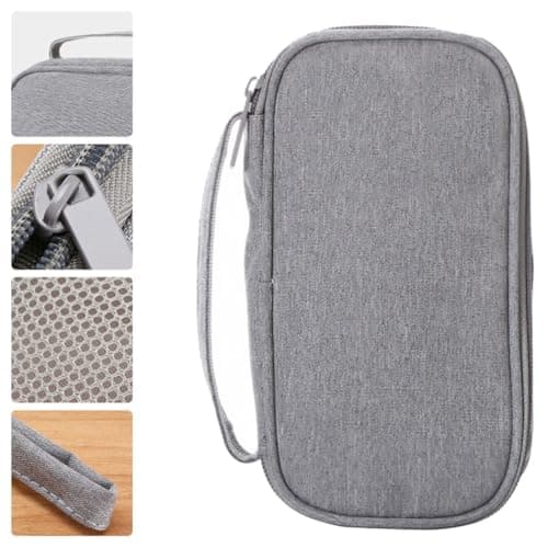 Portable Storage Bag for Power Bank and Data Cables Oxford Cloth — view 6