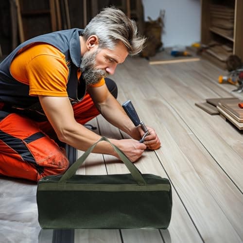 Large Capacity Canvas Tool Bag for Repair Tools and Accessories — view 5