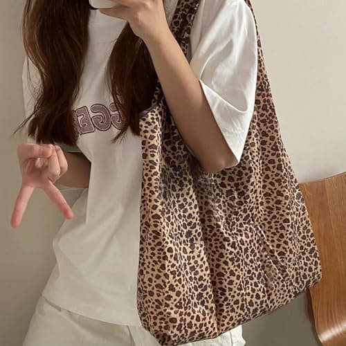 ZXTGBQ Large Foldable Shopping Bag In Pouch, Reusable Ladies ShoppingBag, Recycled Grocery Bags, Lightweight Handbag, Eco Tote ShopperBag, Portability FoldableBags For Daily Use, Travel, Picnic — view 6