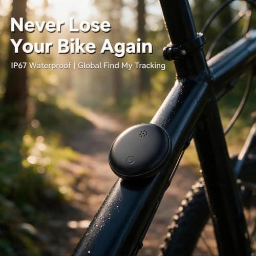 GPS Tracker for Vehicles Compatible with iOS and Android,Magnetic Car GPS Tracker No Monthly Fee,Global Real-Time Tracking Hidden Car/Bikes/Luggage/Pets Tracker【Apple MFi Certified + Google Find Hub】 — view 3