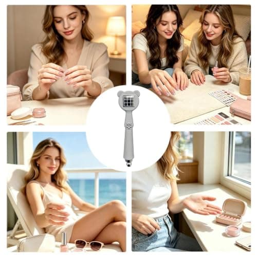 Magnet for Nails Portable Ergonomic Cute Panda Manicure Pen — view 4
