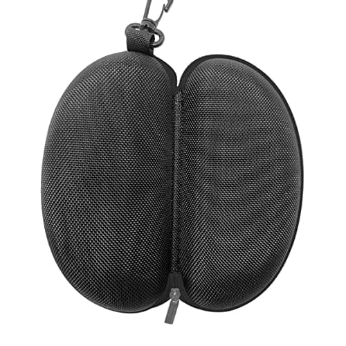 3pcs Zipper Hard Shell Sunglasses Case and Eyeglasses Case Portable Travel Glasses Case with Plastic Hook, Black, One Size — view 4