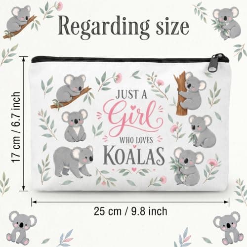 prezentz Koala Gifts for Girls Koala Makeup Bag Socks and Keyring Set — view 2