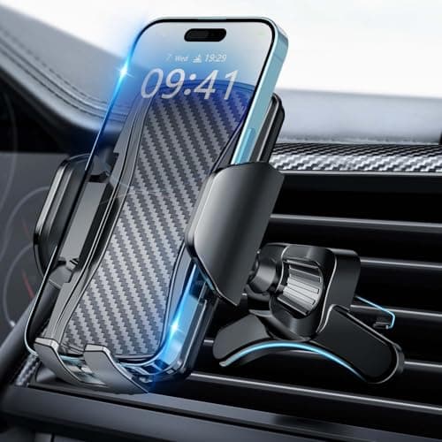 Brencco Car Vent Phone Holder, Hook Clip, 360° Rotation, 4-7 Inch