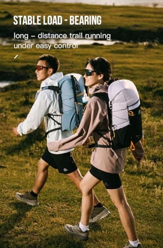 AONIJIE 30L Large Capacity Climbing Backpack Outdoor Camping Daypack Travel Bag for Hiking Trekking Mountaineering, Black, XL — view 2