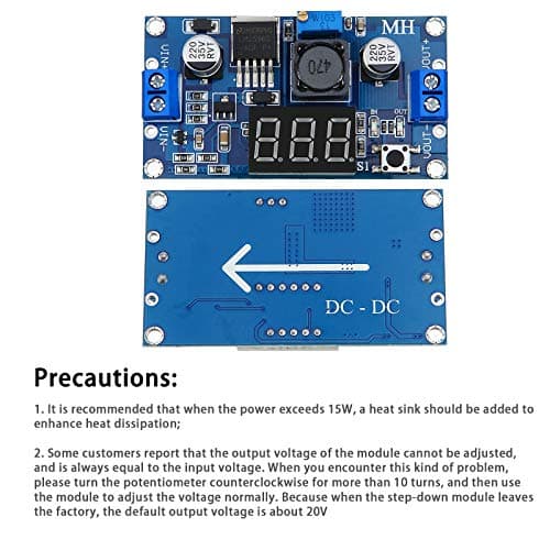 DC-DC Buck Converter Modules LM2596S Adjustable Voltage Regulator, 2 Pcs — view 5
