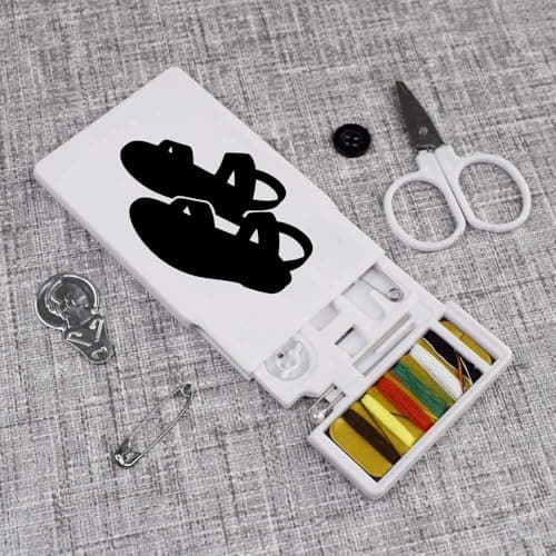 Azeeda 'Sandals Silhouette ' Mini Travel Sewing Kit (SE00047209) — view 2