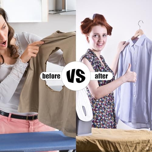 2Pcs Ironing Mat, Ironing Pad Set with Heat-Resistant Cotton & Silicone Rest – Portable Tabletop Iron Mats for Travel, 2-Pack Non-Slip Ironing Mats for Beds, Tables, Sewing (26.5x14cm & 45x85cm) — view 4
