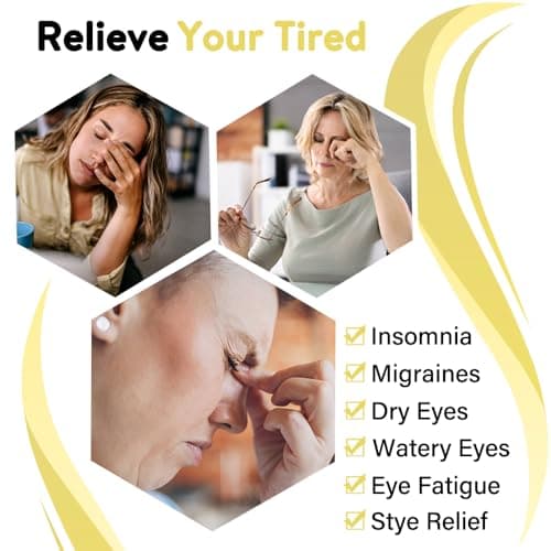 Minidiva Steam Eye Mask, 10Pcs Self-Heating for Dry Eyes, Dark Circles & Stress Relief (Chamomile) — view 2