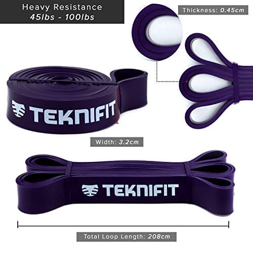 Teknifit Resistance Band - Single Pull Up Power Band - Full Body Workout and Home Fitness Solution — view 2