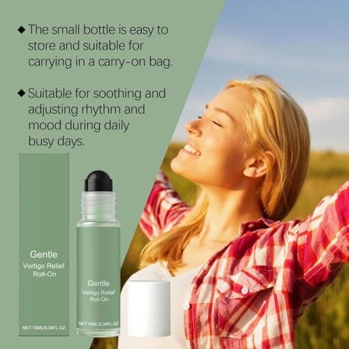 Anti-Dizzy Roll-On, Dizzy Relief for Daily Care, Natural Ingredients Can Quickly Relieve Dizziness, Rebalance Your Body Naturally, Fast-Acting Essential Oils (2) — view 4