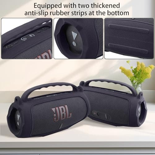 co2CREA Silicone Case for JBL Charge 5 WiFi and Bluetooth Speaker — view 3