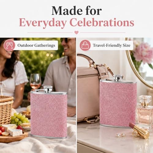 3 PCS Alcohol Flask for Barbecuing Camping Hiking Biking Parties — view 6