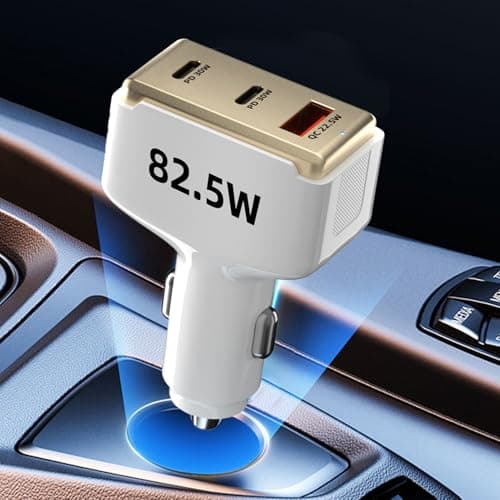 Car Charger Adapter 82.5W Multi-Port USB C — view 3