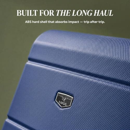 LUGG 28 Inch Jetset Suitcase Hard Shell Case 4 Wheel Travel bag Lightweight ABS Material with TSA Lock Approved for Travel with easyJet, British Airways, RyanAir, Virgin Atlantic, Emirates(75x49x29cm) — view 3