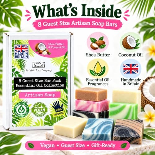Bristol Soap Company Artisan Soap Guest Size (30g) Soap Pack, 8 — view 2