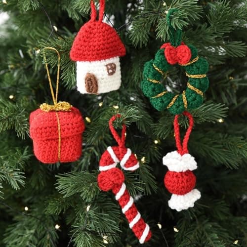 Hoppipola Christmas Yarn Knitted Walking Stick Reinforced Equipment Improvement (Knitted Walking Stick) — view 2