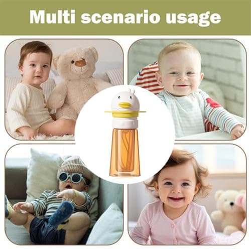 WEITING Water Bottle Lids for Kids - Water Bottle Straw Lid - Duck Top Adapter for Boys Girls Daily Hydration School Hiking Travel Picnics Outdoor Activities — view 5