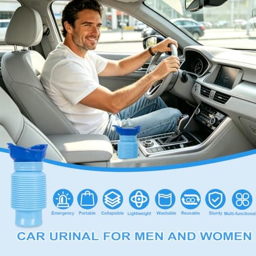 Shrinkable Urinal,Portable Urinals for Men Women,Male Female Urine Bottle — view 2