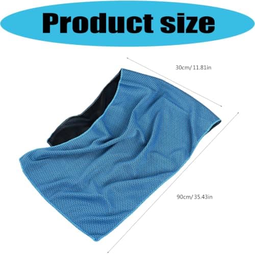 yanwuwa Cooling Towel Set, 5 Piece 30x90cm Sports Towels, Color 1 — view 3