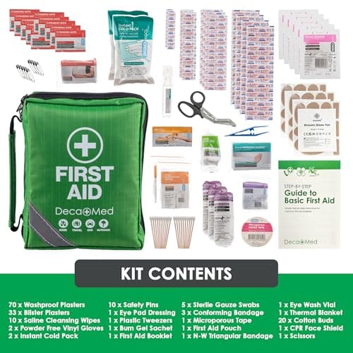 Deca+Med Premium First Aid Kits | Safety Essentials for Home, Office, Car, Caravan, Travel, and Camping (Medium First Aid Kit) — view 2