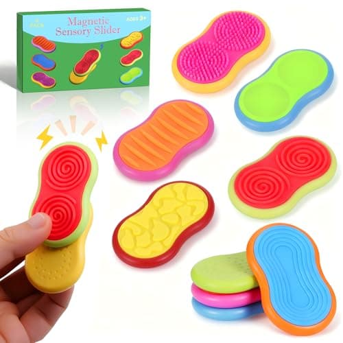 Kssvzz Fidget Toys, 6 Pack Magnetic Sensory Stone