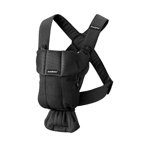 BabyBjörn Baby Carrier Mini, 3D Mesh, Black, Infant Carrier for Newborns (0-12 Months), Soft, Ergonomic and Easy to Use — view 4
