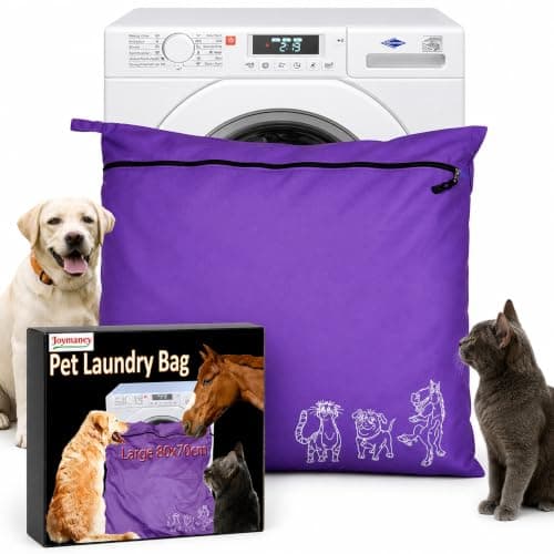 Pet Laundry Bag | Stops Pet Hair Blocking the Washing Machine | Cotton Jumbo Size Wash Bag, YKK Zip, Ideal For Dog Cat Horse