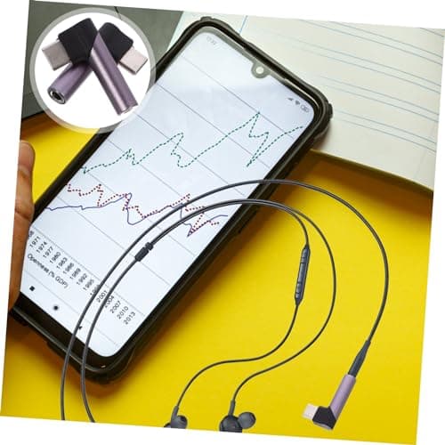 OSALADI 2pcs Usb c Headphone Adapter Cable for Phone Converts Usb Type c to Aux for Gaming Travel — view 2