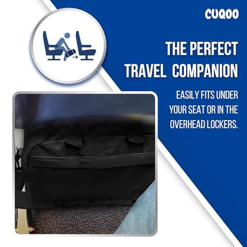 CUQOO Ryanair Backpack | Cabin Bag 40x20x25 Hand Luggage Rucksack Travel — view 6