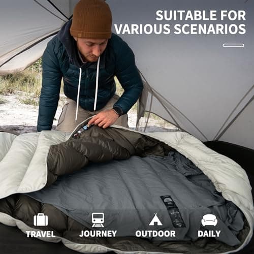 Naturehike Ultralight Sleeping Bag Liner Hut Sleeping Bag only 128g Travel Sheet with Small Pack Size Inner Sleeping Bag for Backpacking, Hostels, Huts Camping — view 6