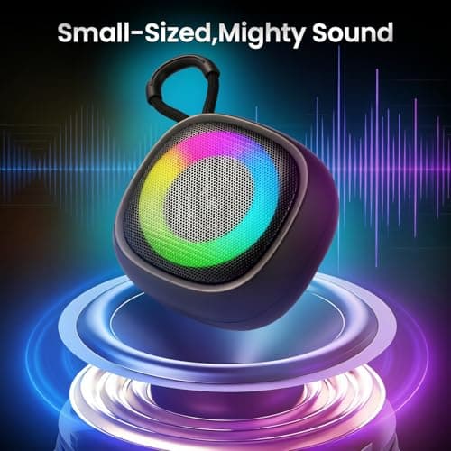 Zenbanzer Portable Bluetooth Speaker with Phone Stand, Gifts for Men Women, Cool Tech Gadget for Men, Bluetooth 5.3 & TF Card Speaker, Ideal for Dad Mom Husband Boy — view 5