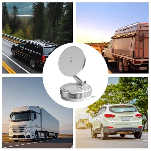 Magnetic Vacuum Suction Phone Mount Retractable Navigation Stand — view 4