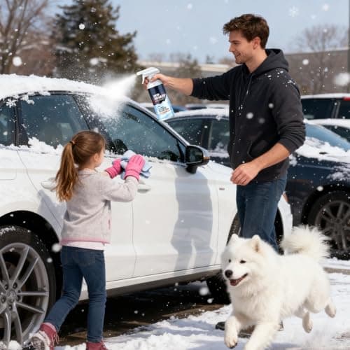 Windshield Deicer Spray 300mL Quick Long-Lasting Agent — view 2