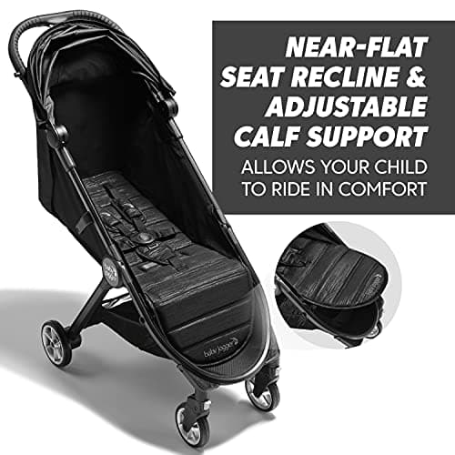 Baby Jogger City Tour 2 Travel Stroller | Ultra-Lightweight, Foldable & Compact Pushchair Buggy | Pitch Black — view 5