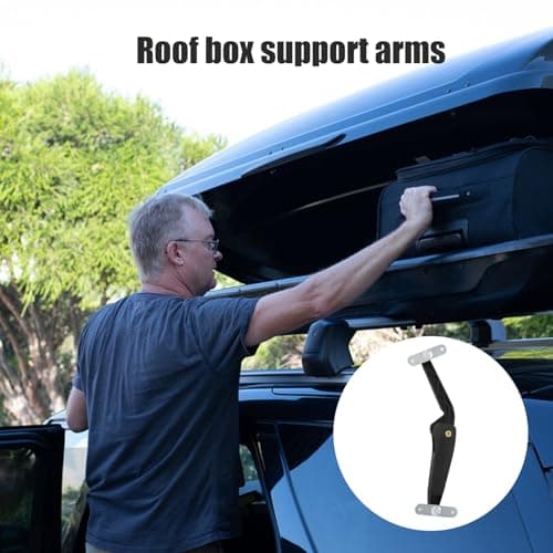 Roof Box – Top Mount Arm Noise Cancelling | Car Luggage Storage for Travel, Stabilizer Transport Goods On The Roof Rack — view 3